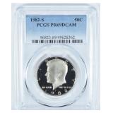 1982-S Kennedy Half Dollar PR69 DCAM PCGS