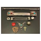 Lot (8)Assorted Native AmericanTurquoise and Coral