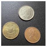 Lot, (3) Foreign Currency (x2 Canada, Indonesia)