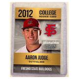 Aaron Judge 2012 Rookie Phenoms College rookie ca