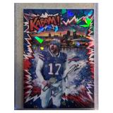 Josh Allen Kaboom Cracked Ice promo card