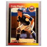 1989 Donruss Craig Biggio rookie card