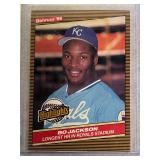 Bo Jackson 1986 Donruss Highlights rookie card