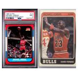ONE OF KIND MICHAEL JORDAN FLEER(LOT OF 2 THE GOAT