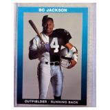 Bo Jackson baseball/football promo card