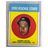 Derek Jeter 1993 Rookie Stars promo card