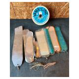 Lot Fishing Lures(9) and Fishing Line(11)