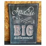 Winston Churchill Attitude Poster 18in
