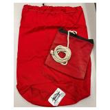 Lot, Set (2) Aircraft Red Canvas Equipment Bags