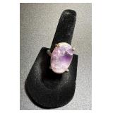 Oval Amethyst Ring SZ 5