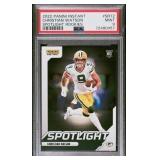 CHRISTIAN WATSON 2022 PANINI ROOKIES PSA 9
