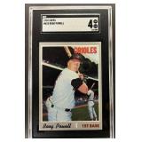 BOOG POWELL 1970 TOPPS BALTIMORE ORIOLES SGC 4
