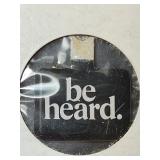 Be Heard Vintage Fold-Over Pin