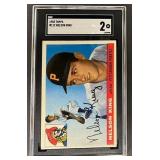 Nellie King 1955 Topps #112 (RC) SGC 2 - Rare