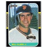 ROOKIE CARD 1987 DONRUSS WILL CLARK