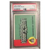1963 TOPPS #131 SENATORS TEAM PSA 5