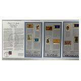 Lot (3) U.S States Stamps Collection - Very Rare