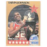 1990 NBA HOOPS HOF MAGIC JOHNSON CARD
