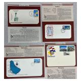 Lot (4) Countries Stamps Collections- Paraguay, Ba