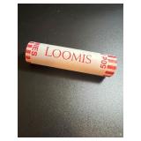 Lot, (50) Loomis Roll of Shield Pennies