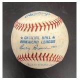 Vintage Rawlings Bobbie Brown American League Ball