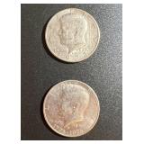 Lot, (2) Kennedy Half Dollars