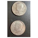 Lot, (2) Kennedy Half Dollars