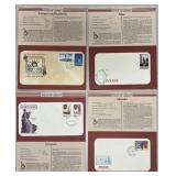 Lot (4) Countries Liberty Stamps Collections