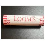 Lot (50) Loomis Roll of Shield Pennies