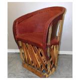 Equipale Pigskin Barrel Chair