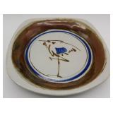Mid Century Dansk Crane Danish Pottery Platter
