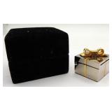 West Clox Seth Thomas Spartus Mini Gift Box Clock