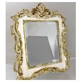 Antique National Brass & Iron Works Mirror 15"