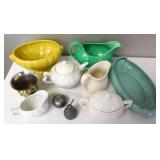 K.T. & K, Haeger, Fiesta Pottery & China etc