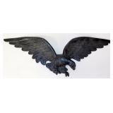 Large Cast Metal American Eagle in Flight 29 1/4"