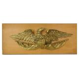 Cast Brass American Sexton Eagle Plaque