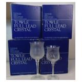 Towle Silhouette Crystal Stemware 16 pc NIB