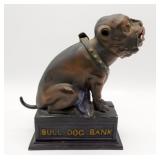 Cast Iron Mechanical Bull Dog Coin Bank