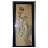 Antique 1906 Framed Print by A. Fox