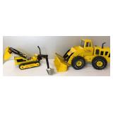 vtg Tonka Loader & Trencher Trucks