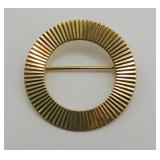 14k Gold HSB Eternity Brooch