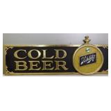 Schlitzz Cold Beer Advertising Sign 40x15"