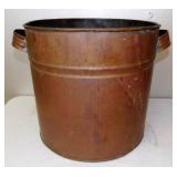 Antique Copper Boiler Pot Bucket