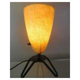 MCM Fiberglass Cone Hairpin Legs Lamp