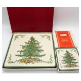 Spode & Pimpernel Christmas Tree Coasters & Mats