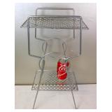 MCM Perforated Mesh Metal Telephone Stand