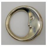Tiffany & Co Man in the Moon Sterling Baby Rattle