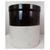 Blue Heart 6 Gallon Pickling Stoneware Crock