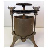 Antique Cast Iron NR Streeter Rochester Duck Press