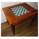 Mosaic Tile Checkerboard Table